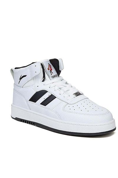 ÇİĞDEM KUNDURA Λευκό-Μαύρο Unisex Sneaker μέχρι τον αστράγαλο - Çiğdem Concept