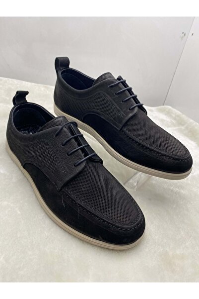 Voyager Чоловічі спортивні кросівки - чорна нубова шкіра