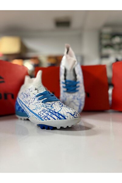 Lion 571 WHITE-TURQUOISE UNISEX HALISAHA SHOES