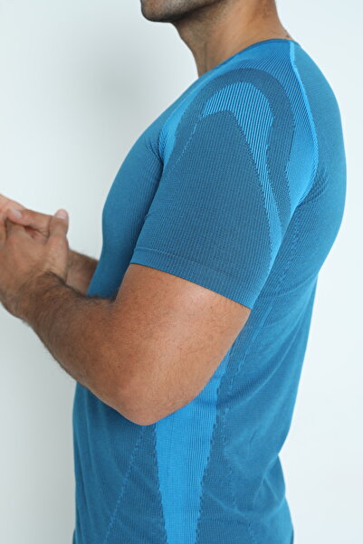 DONEX Ανδρικό κοντομάνικο μπλουζάκι προπόνησης χωρίς ραφές