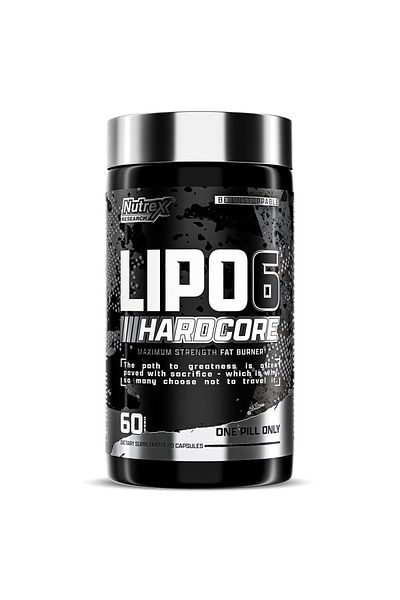 Nutrex Research Nutrex Lipo 6 Hardcore Maximum Fat Burner، 60 كبسولة