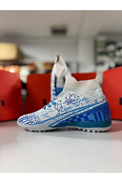 Lion 571 WHITE-TURQUOISE UNISEX HALISAHA SHOES