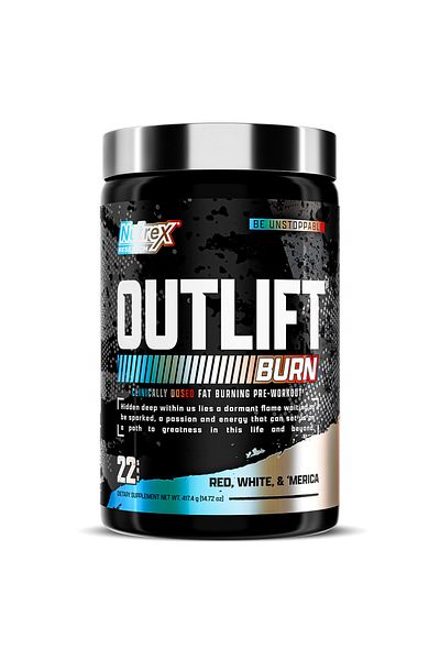Nutrex Research Outlift Burn , Red, White & Merica, 22