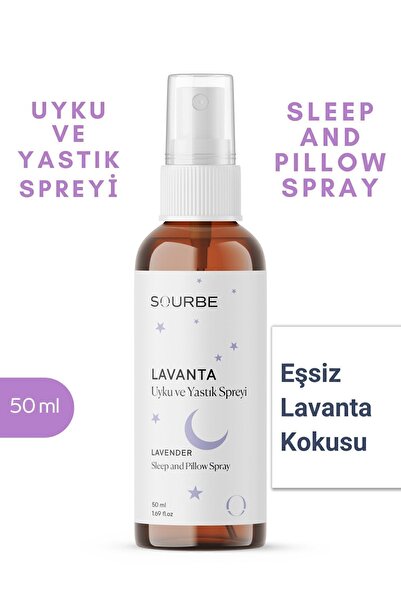 SOURBE Lavanta Uyku ve Yastık Spreyi Rahat Uyku Lavender Sleep And Pıllow Spr...