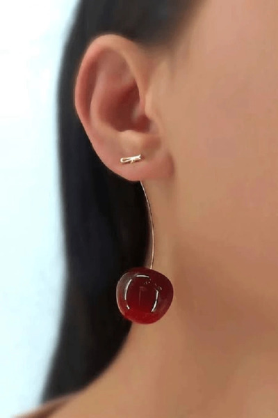 KCA HOME Women's Earrings Trend Cherry Earrings
