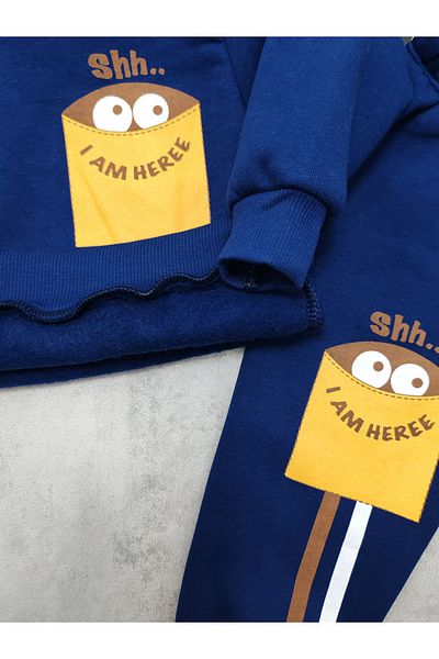 Kerimino Three-Piece Ribbed Combed Cotton Boy's Set