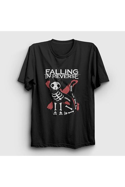Presmono Черна унисекс тениска X Ray Cat - Falling In Reverse 505073tt