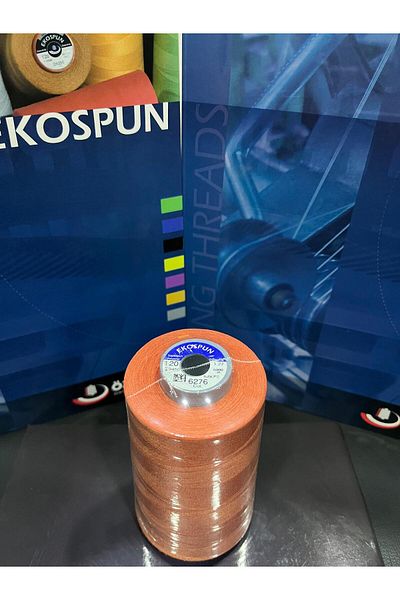 AYHANMAK Sewing Thread 120 No 5000m Polyester Ekospun, High Strength, Ultra Quality