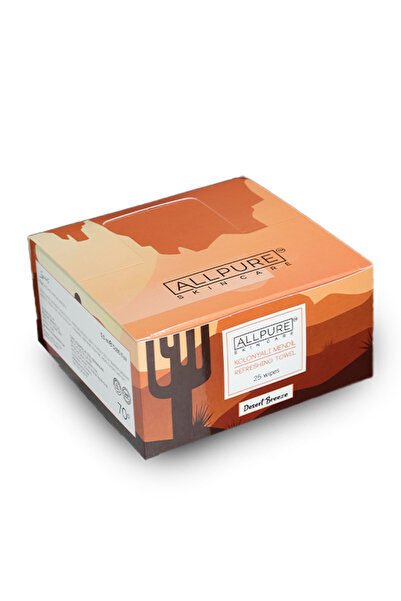 ALLPURE Desert Breeze Kolonyalı Mendil ( 25 Adet Desert Breeze Mendil - Ferah...