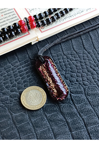 ViP GiFT Cevşen Dualı Kolye Muska Hakiki Deri El Yapımı