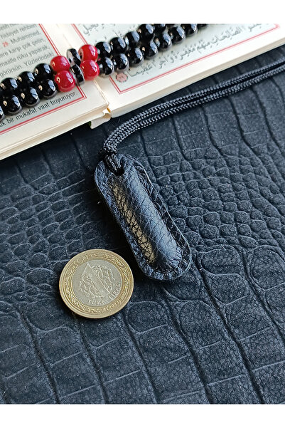 ViP GiFT Cevşen Dualı Kolye Muska Hakiki Deri El Yapımı