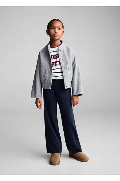 MANGO Kids Tricotaj Pantaloni