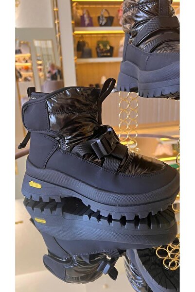 Guja İthal Paraşüt Kumaş Kadın Cırtlı İçi Tüylü Kar Botu