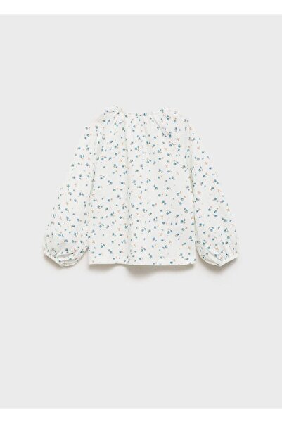 MANGO Baby Ανθισμένη μπλούζα με φλοράλ στάμπα