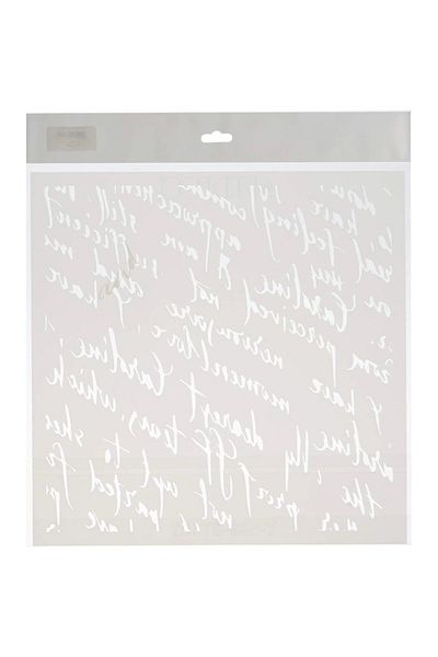 Artdeco 30x30cm Stencil - Handwriting 152