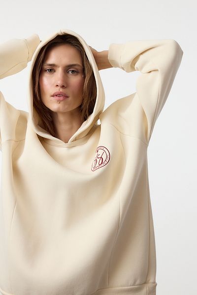 Trendyol Collection Ανοιχτό μοτίβο πέτρας - Fleece Oversize πλεκτό φούτερ TWOAW25SW00241