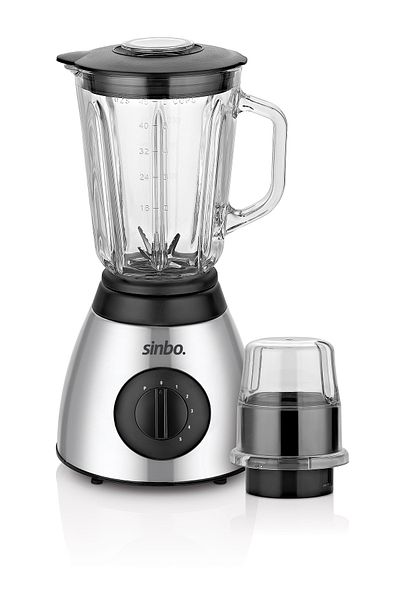 Sinbo Shb-3113 Inox Glass Blender and Grinder / 600W Smoothie - Ice Crusher