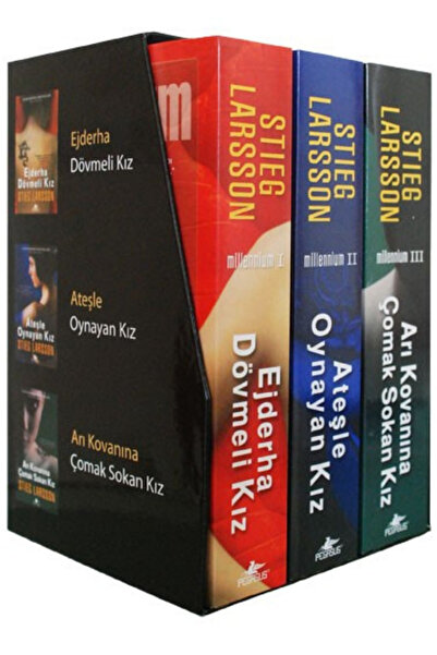 Pegasus Yayınları Millennium Serisi Kutulu Özel Set (3 Kitap) -  Stieg Larsson