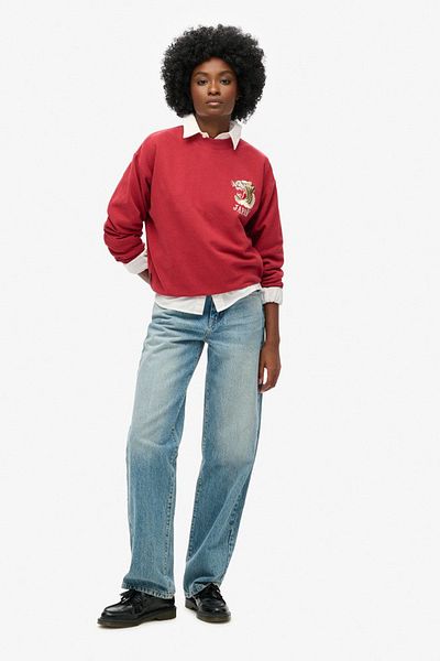 SUPERDRY Suika vyšívaný volný pot