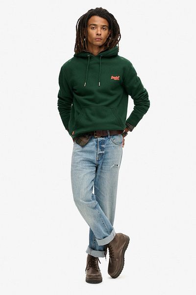 SUPERDRY Mikina s kapucí Essential Logo