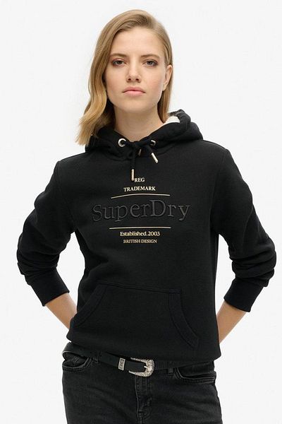 SUPERDRY LUXE METALLIC LOGO HOODIE