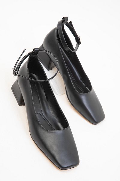 SOHO Women's Black Classic Heeled Shoes - 19783