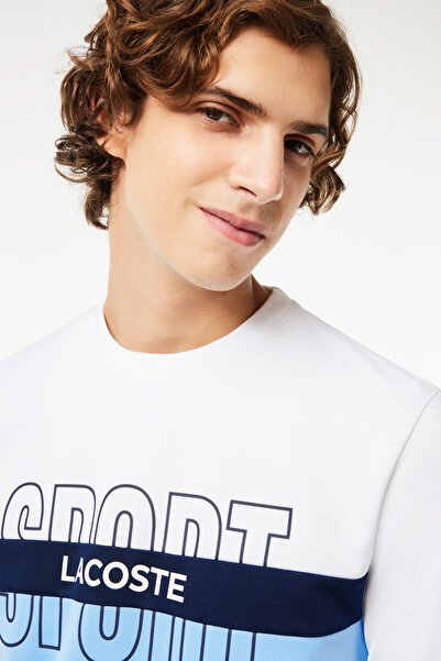 Lacoste SH1083-00 ΑΣΠΡΟ/ΘΑΛΑΣΣΙΟ-ΠΑΝΟΡΑΜΑ