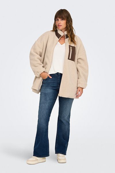 Only Carmakoma CARWILLY Hohe Taille Ausgestellt – Jeans mit breiter Passform