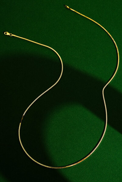 Fiyonk Kuyumculuk 14 Ayar Altın Kolye Küp Zincir