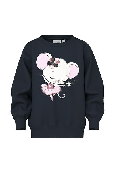 name ıt Blaues Sweatshirt mit Namen