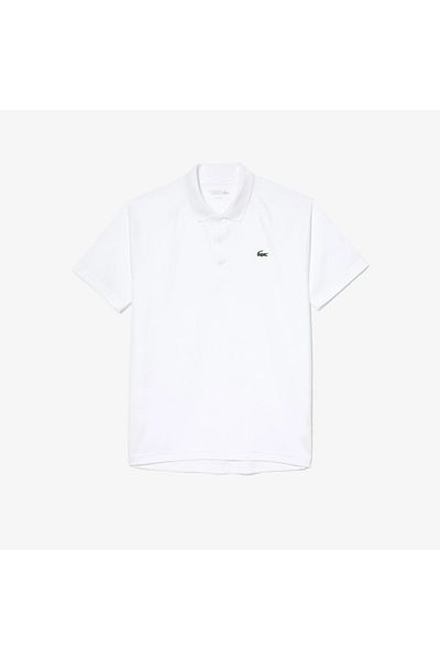 Lacoste تيشيرت بياقة بولو وأكمام قصيرة