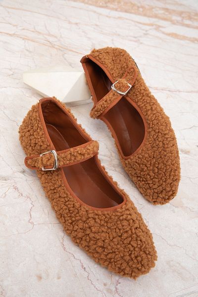 SOHO Tan Women's Ballerinas - Model 19844