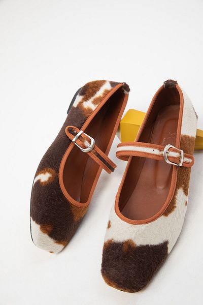 SOHO 19849 Model Brown-Beige Women's Ballerinas