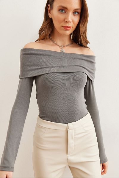 Olalook Dámský kouřový límec Madonna Soft Touch Flexibilní blůza Blz- 19002769