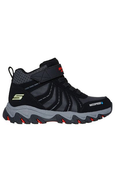 SKECHERS Černé kozačky a kozačky