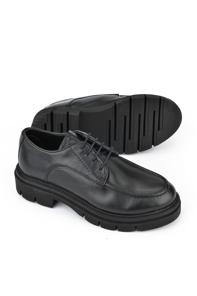 Ziya Genuine Leather Black Women's Casual Shoes - 1431022 Z2406