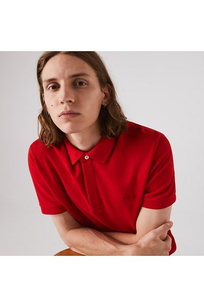 Lacoste بولو باريس الأحمر المناسب للرجال