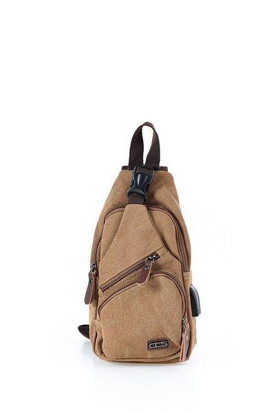 ÇÇS Brown and Tan Colored Ççs Body Bag