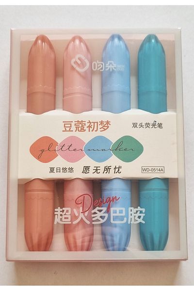 Modellino Light Color Double Ended Monet Pattern Highlighter Set - Color Options Wd-0514C