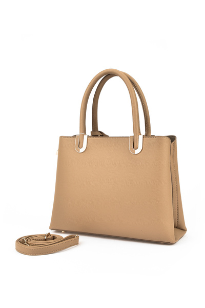 Ziya Women's Shoulder and Hand Bag - 143979 Z3073 Sand Color