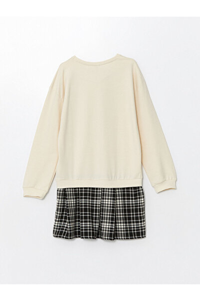 LC Waikiki Lw - Bisiklet Yaka Kız Çocuk Elbise