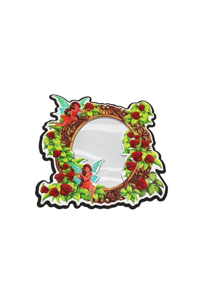 CT STONES Patterned Mirror Wall Sticker (5446)