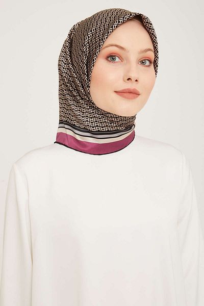 Armine Φθινοπωρινό και Χειμώνα Twill Μεταξωτό Κασκόλ 2023/2024 9026-34