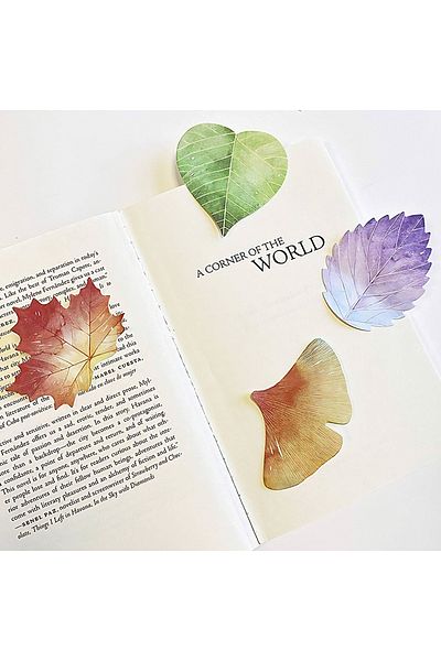 GUGUK Maple Leaf Themed Post-It Note Set - Sticky Note (Ggk-Mg095)