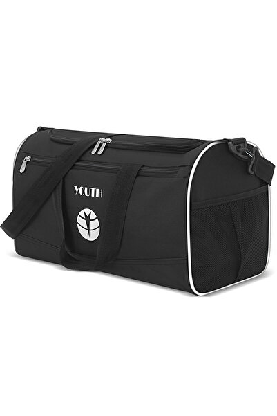 Youth Чорна унісекс спортивна сумка для подорожей розміром з ручну поклажу
