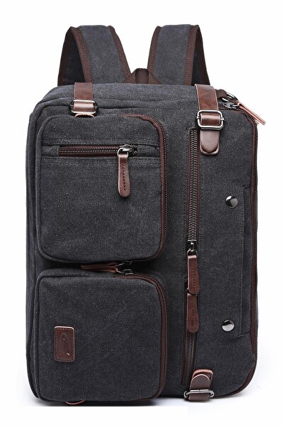 CACTİVE Ctvyb1278-0001 Siyah Unısex Evrak Ve Sırt Çantası