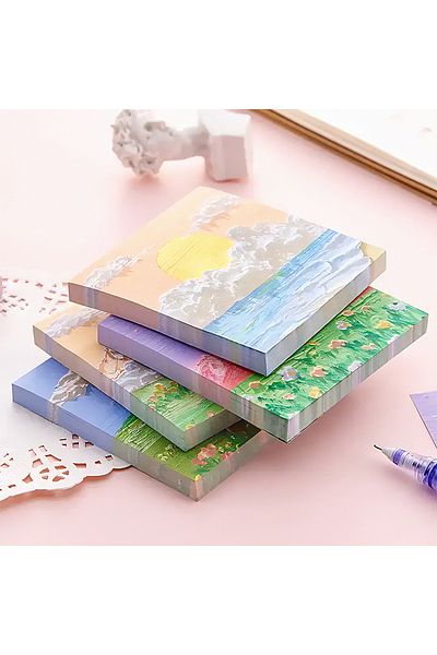 GUGUK Yellow Nature View Themed Colorful Note Set (Ggk-Mc049)