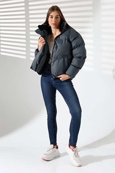 GAREN Palton supradimensionat cu guler de damă