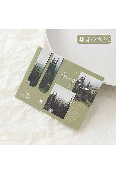 GUGUK Jungle Trees Themed Bookmark