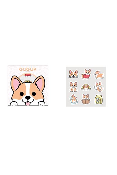 GUGUK Corgi Sticker